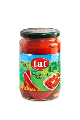 TAT KOZLENMIŞ BIBER 670 GR CAM resmi